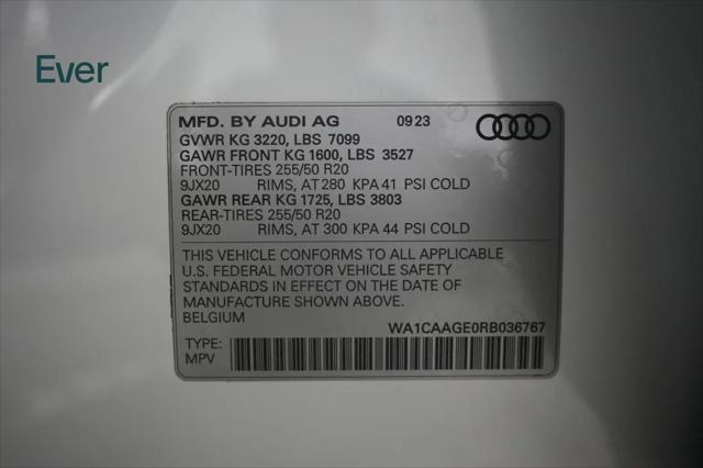 2024 Audi e-tron S line Premium Plus quattro