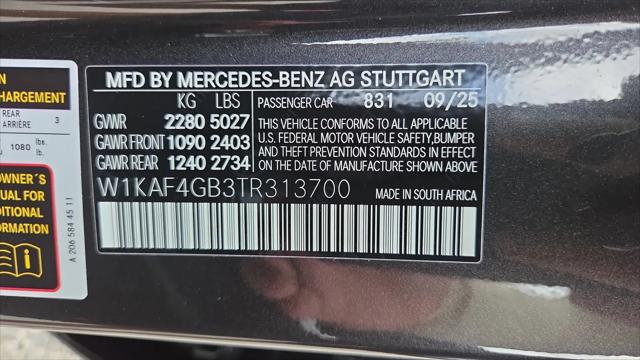 2026 Mercedes-Benz C-CLASS C 300 C 300