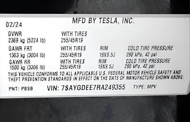 2024 Tesla Model Y Long Range Dual Motor All-Wheel Drive