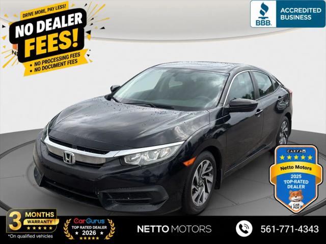 2016 Honda Civic EX for sale in West Palm Beach, FL