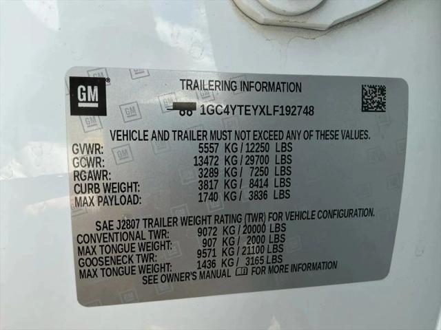 2020 Chevrolet Silverado 3500HD 4WD Crew Cab Long Bed LT