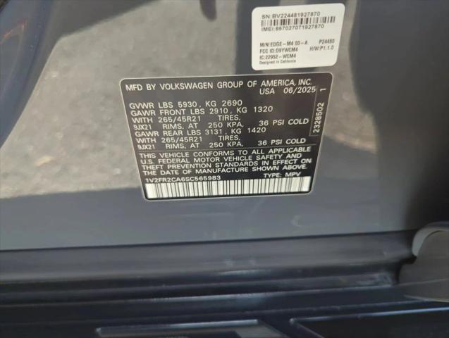 2025 Volkswagen Atlas 2.0T SEL Premium R-Line