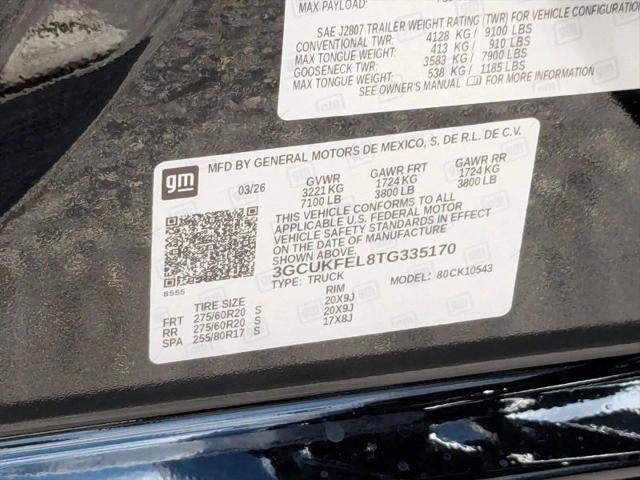2026 Chevrolet Silverado 1500 4WD Crew Cab Short Bed LT Trail Boss