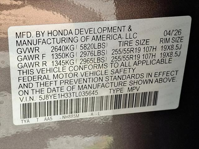 2026 Acura MDX Standard
