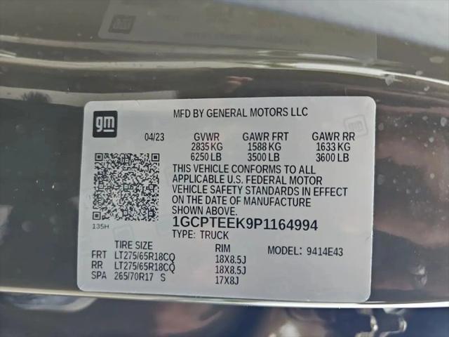 2023 Chevrolet Colorado 4WD Crew Cab Short Box Trail Boss