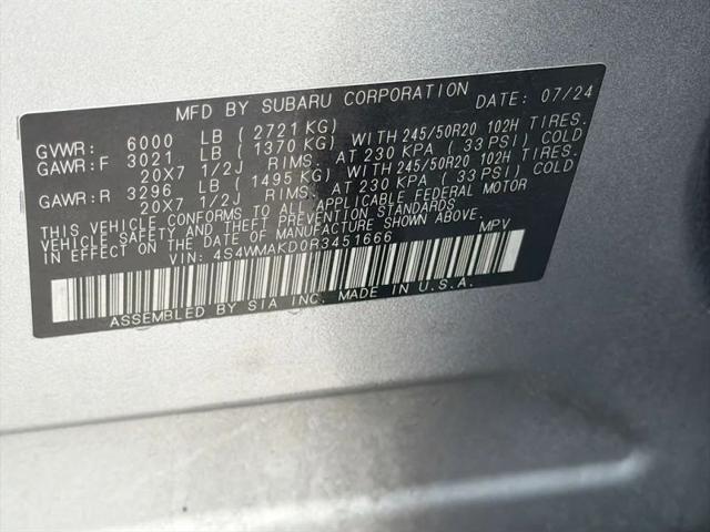 2024 Subaru Ascent Onyx Edition Limited 7-Passenger