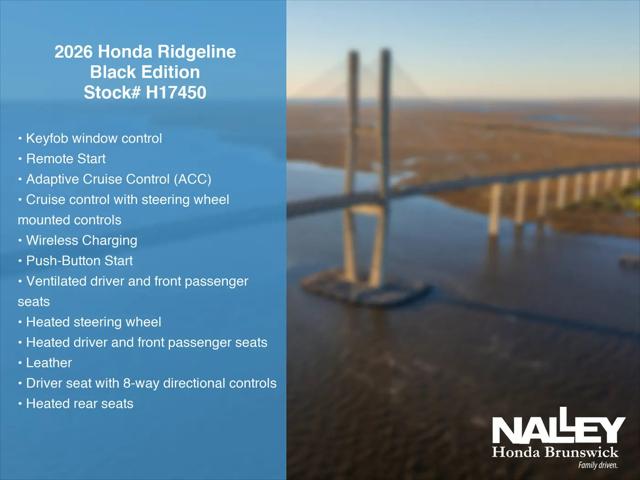2026 Honda Ridgeline Black Edition