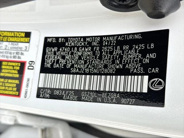 2022 Lexus ES 350 F SPORT