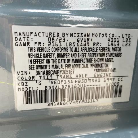 2024 Nissan Sentra SV Xtronic CVT