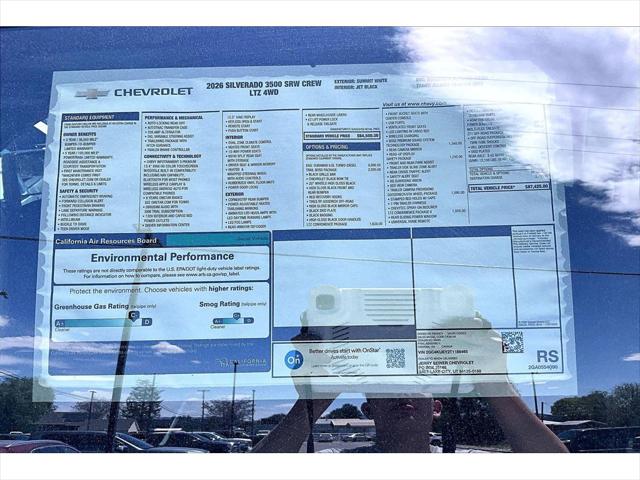 2026 Chevrolet Silverado 3500HD Crew Cab, Standard Bed, LTZ, 4WD