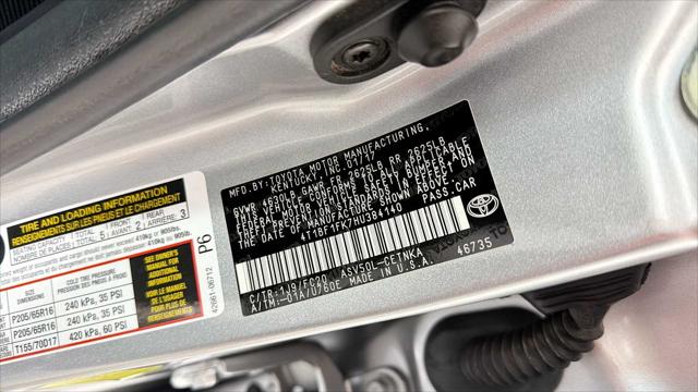 2017 Toyota Camry LE