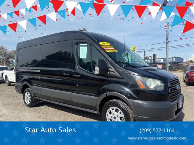2015 Ford Transit 250 3dr LWB Medium Roof Cargo Van w/Sliding Passenger Side Door for sale in Modesto, CA