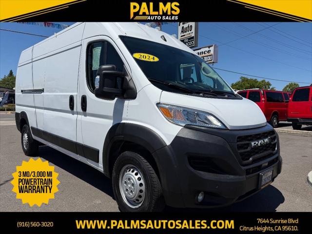2024 Ram ProMaster 2500 Cargo Van Tradesman High Roof 159" WB w/Pass Seat for sale in Citrus Heights, CA