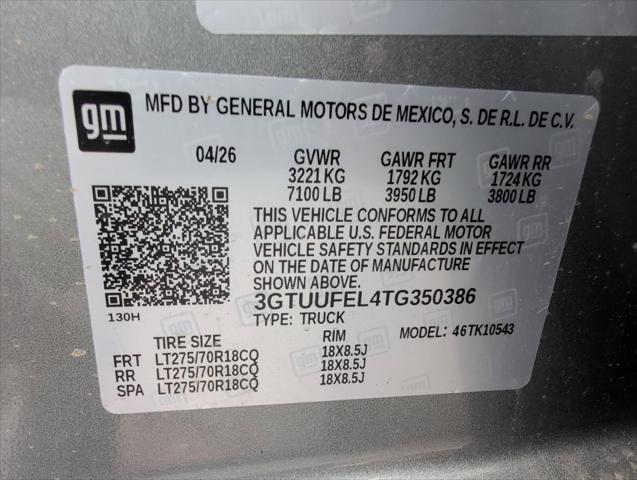2026 GMC Sierra 1500 Crew Cab, Short Bed, AT4X, 4WD