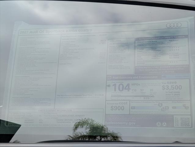 2027 Audi Q6 e-tron Sportback Premium