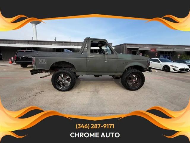 1992 Ford Bronco Custom 2dr 4WD SUV for sale in Houston, TX