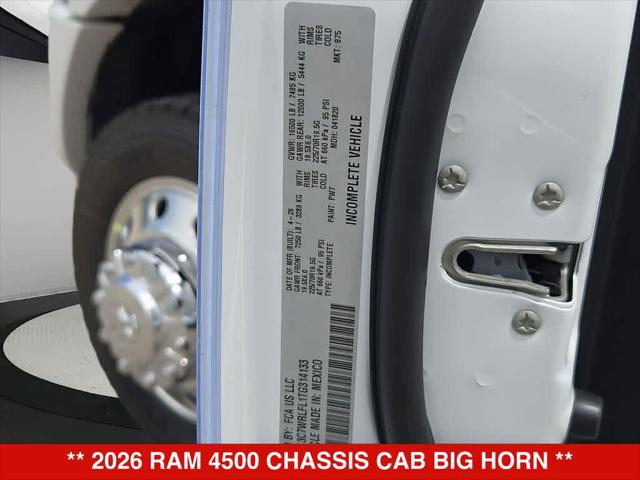 2026 Ram 4500 Chassis Tradesman/Big Horn