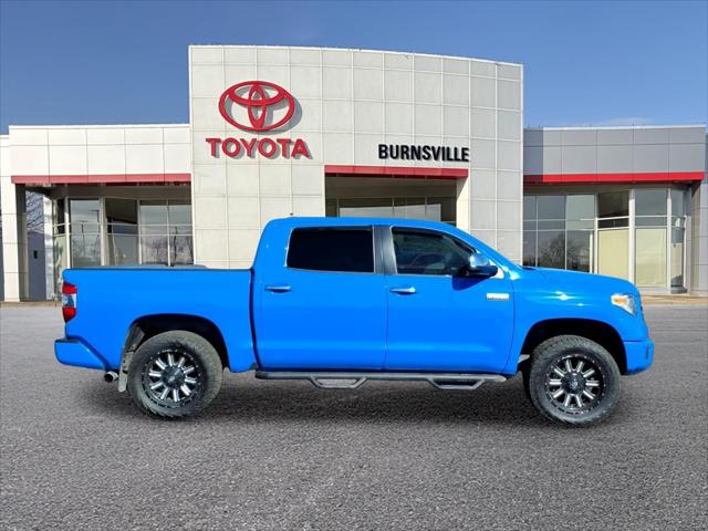 Used 2021 Toyota Tundra Platinum with VIN 5TFAY5F13MX962932 for sale in Burnsville, Minnesota