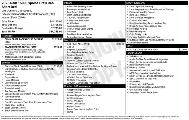 2026 RAM 1500 RAM 1500 EXPRESS CREW CAB 4X4 57 BOX 2026 RAM 1500 RAM 1500 EXPRESS CREW CAB 4X4 57 BOX