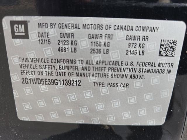 2016 Chevrolet Impala Limited Police