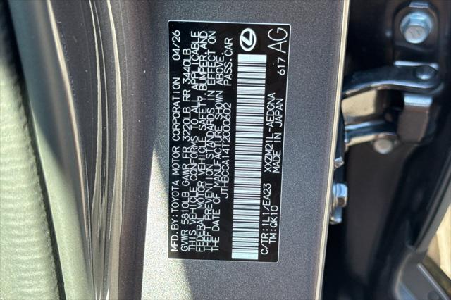 2026 Lexus ES 350 350