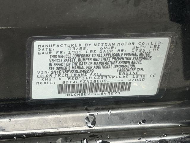 2025 Nissan Versa 1.6 SV