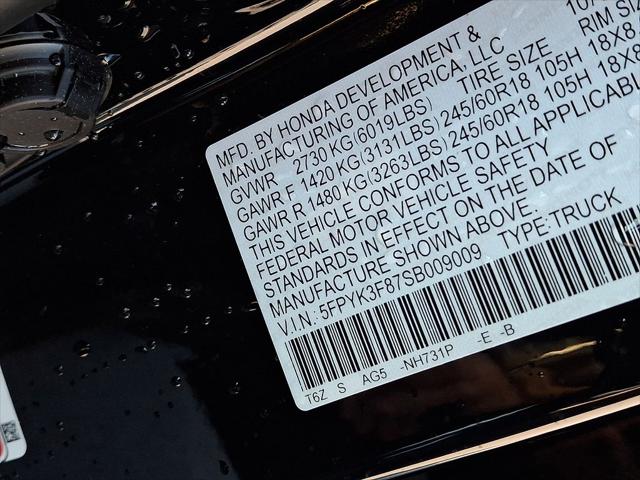 2025 Honda Ridgeline Black Edition