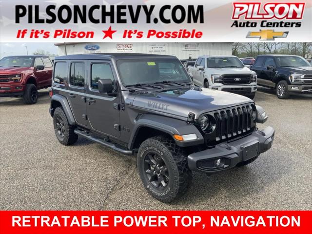 2022 Jeep Wrangler Unlimited Willys 4x4 for sale in Clinton, IN
