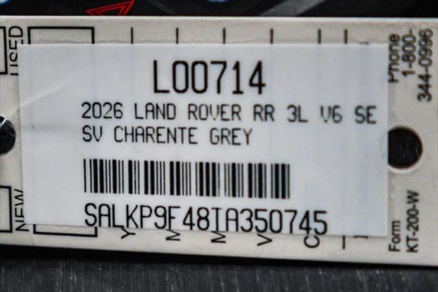 2026 Land Rover Range Rover P550e SE