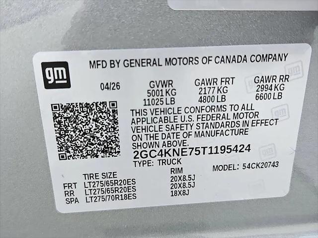 2026 Chevrolet Silverado 2500HD Crew Cab, Standard Bed, LT, 4WD