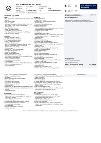2021 Volkswagen Jetta 1.4T R-Line