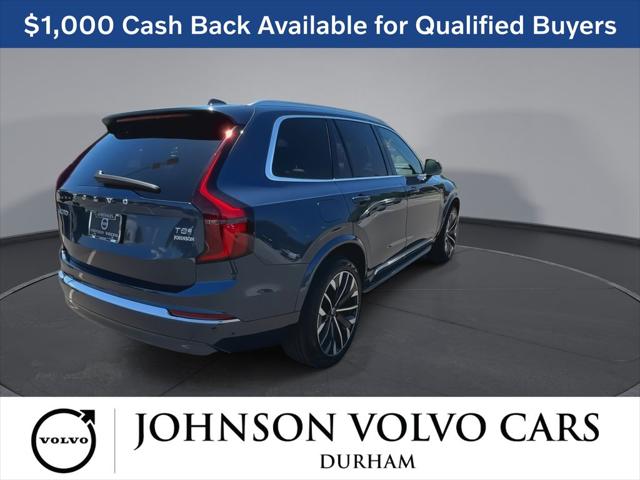 2026 Volvo XC90 Plug-In Hybrid Plus, T8 AWD, Electric/Gasoline, Bright, 7 Seats