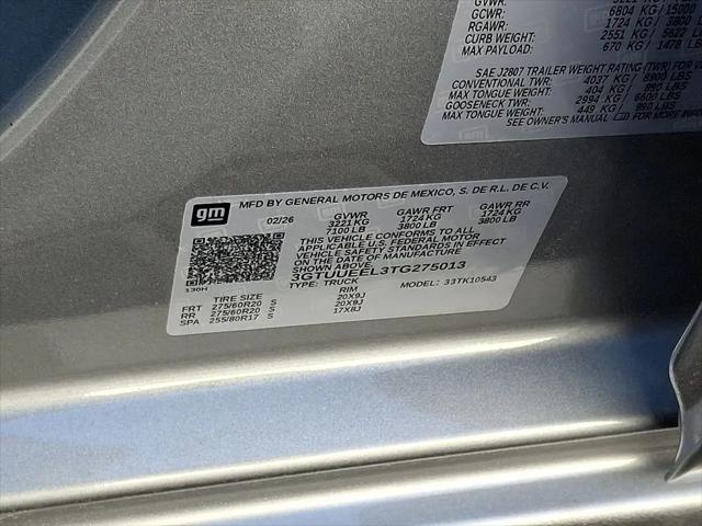 2026 GMC Sierra 1500 Crew Cab, Short Bed, AT4, 4WD