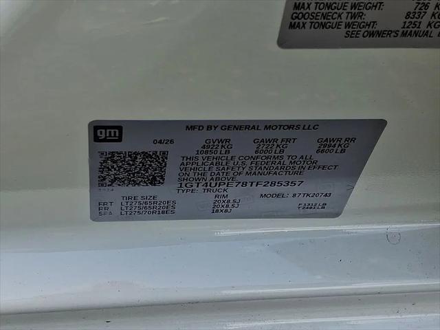 2026 GMC Sierra 2500HD Crew Cab, Standard Bed, AT4, 4WD