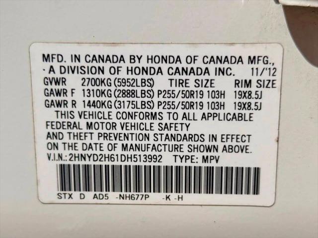 2013 Acura MDX Advance Package