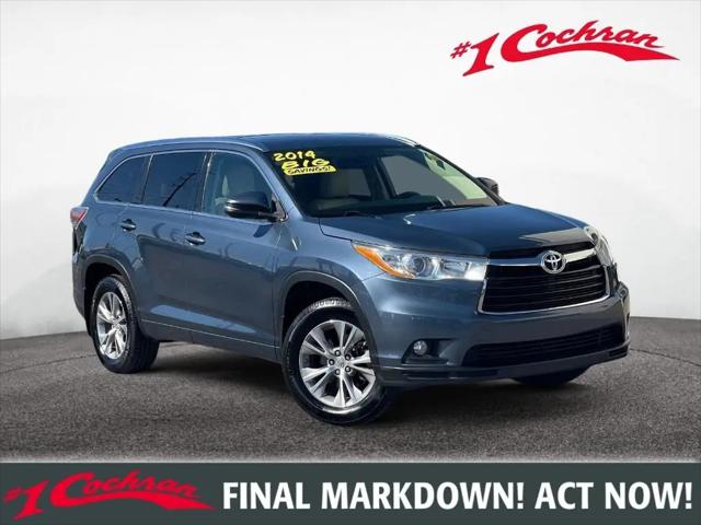 2014 Toyota Highlander XLE V6 for sale in Youngstown, OH