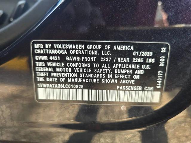 2020 Volkswagen Passat 2.0T SE