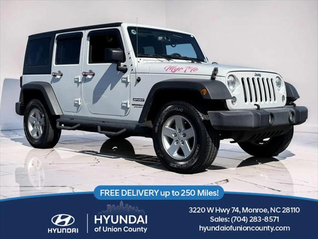 2017 Jeep Wrangler Unlimited Sport 4x4 for sale in Monroe, NC
