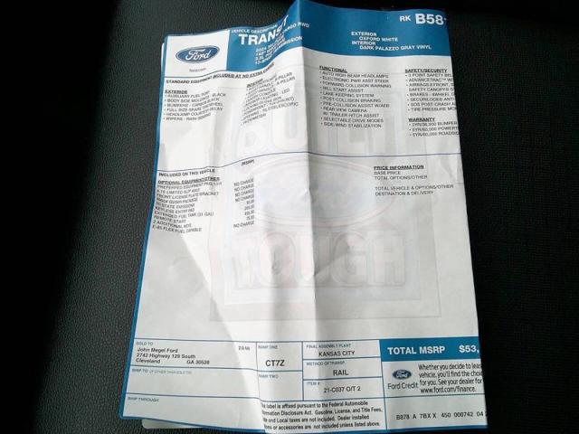 2024 Ford Transit Cargo Van w/LWB w/9 950-lb GVWR