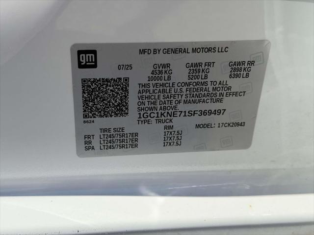 2025 Chevrolet Silverado 2500HD 4WD Crew Cab Long Bed LT
