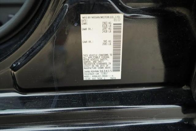 2022 Nissan Altima SV FWD