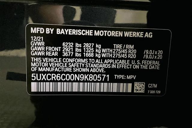 2022 BMW X5 xDrive40i