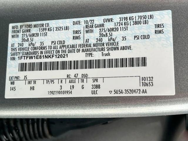2022 Ford F-150 LARIAT