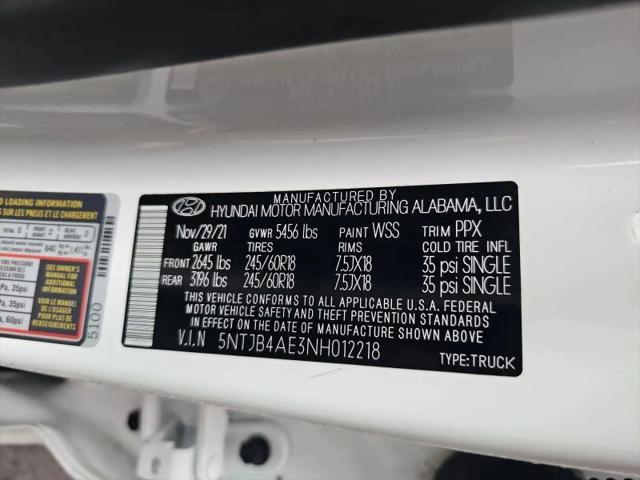 2022 Hyundai Santa Cruz SEL