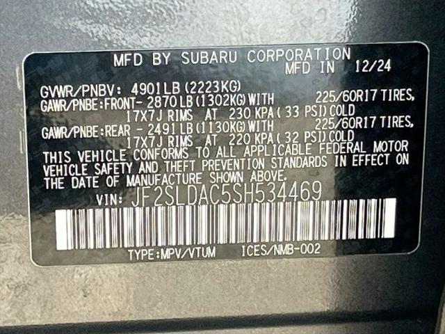 2025 Subaru Forester Base