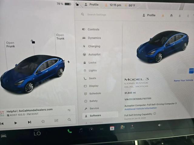 2020 Tesla Model 3 Long Range Dual Motor All-Wheel Drive