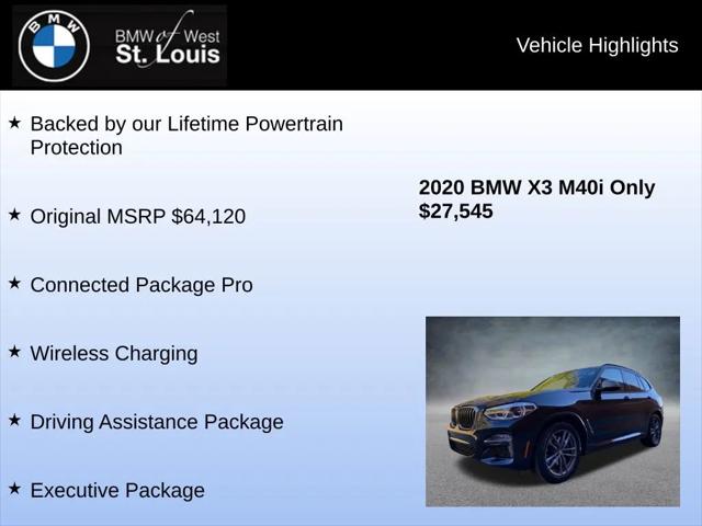 2020 BMW X3 M40i