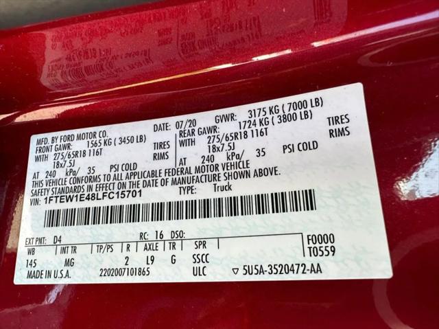 2020 Ford F-150 XLT