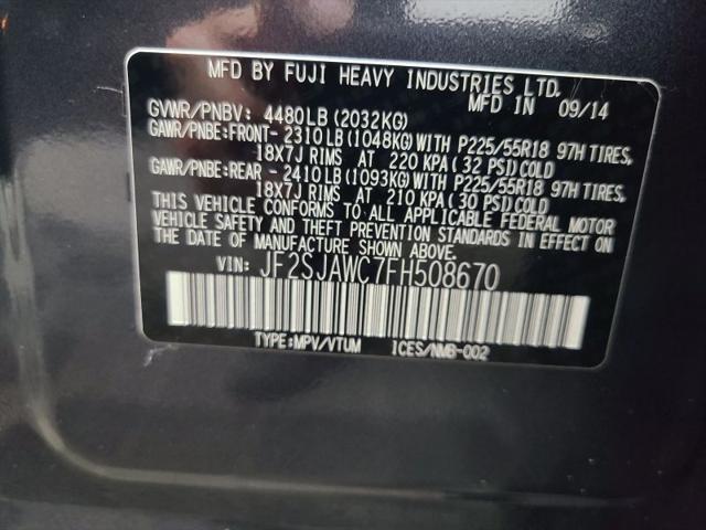 2015 Subaru Forester 2.5i Touring