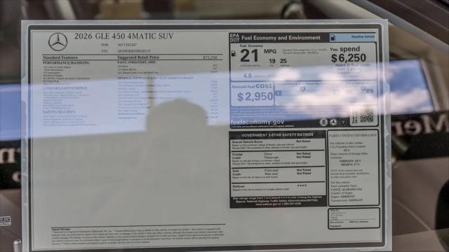 2026 Mercedes-Benz GLE GLE 450 4MATIC